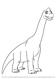 Learn How To Draw Ned Brachiosaurus From Dinosaur Train Dinosaur Train Step By Step Drawing Tutorials It's also useful to mark the place where the branch connects to the trunk. learn how to draw ned brachiosaurus