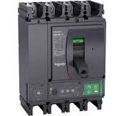 Schneider Electric, NSX MCCB 4P 400A, Breaking Capacity 50 kA, Fixed Mount