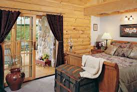 Window Treatments For French Doors Real Log Homes