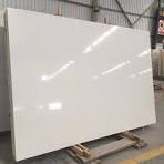 Wholesale Price 3200x1600mm Glazed Snow White Artificial Onyx Porcelain  Slab Floor for Living Room Hall