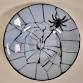 Fused Glass Spider Dish