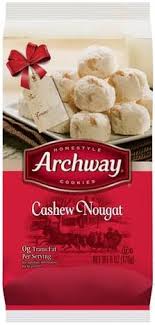 Small soft cookies baked with roasted cashews. Archway Homestyle Cashew Nougat Cookies 6 Oz Nutrition Information Innit