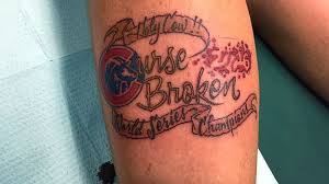 Tiger is one of the popular wild animals. Man Gets Premature Curse Broken Cubs 2016 World Series Champions Tattoo