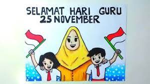Simple creative illustration teacher s day poster free. Poster Hari Guru 2017 V1 Cute766