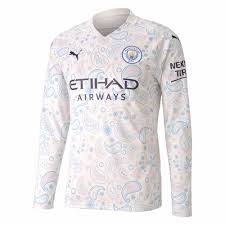 All products displayed in images are same as physical products. 2020 2021 Manchester City Puma Third Long Sleeve Shirt 75709603 Uksoccershop