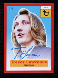 Trevor Lawrence 2021 Topps Set "Star Portal #2” Card #46 Jacksonville  Jaguars