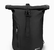 Rolltop Rugzak 20 tot 30 L - Zwart