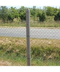 Poteau Droit Tete Ronde En Beton 10x10 Pour Cloture Grillagee