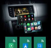 Andream Wireless CarPlay and Android Auto Interface Module Box is designed for Land Rover Sport, Evoque, Vogue, Discovery 4 and Jaguar XE, XF Bosch ...