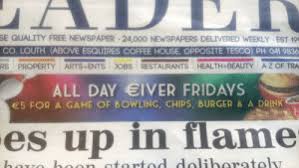Maybe you would like to learn more about one of these? Se Quality Free Newspaper 24000 Newspapers Delivered Weekly Est 199 Co Louth Above Esquires Coffee House Opposite Tesco Ph 041 9836 Rs Property Arts Ents Jobs Restaurants Health Beauty A Z Of Tra All Day