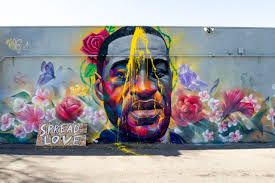The George Floyd mural