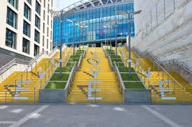 A place to live, relax and be entertained right on your doorstep, just 12 minutes from central london. Wembley Park Steps Vinyl Wrap Octink
