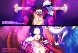 One Piece 956 Dracule Mihawk Boa Hancock By Ar Ua One Piece Pictures One Piece One Piece Anime