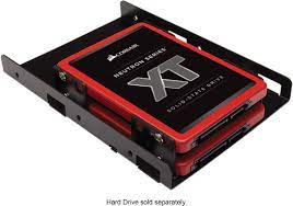 Corsair Dual Sata Drive Enclosure For 2 5 Solid State Drives Black Cssd Brkt2 Best Buy