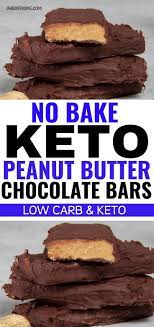 Low Carb Protein Bars No Bake Keto Peanut Butter Chocolate Bars Recipe Peanut Butter Chocolate Bars Keto Dessert Low Carb Protein Bars