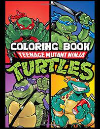 Creasing to cover corner edges. Teenage Mutant Ninja Turtles Coloring Book An Adult Coloring Book With Over 50 Fun Easy And Relaxing Coloring Pages Sim Otto Amazon De Bucher