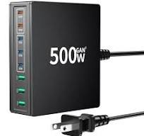 Amazon.com: 500W USB C Charger Block: 8-Port GaN Charging ...