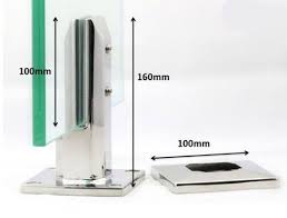 Duplex 2205 Stainless Steel Glass Spigot Demax Arch Glass Pool Fencing Glass Stainless Steel