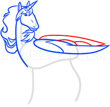 Offer your child to draw together a fabulous unicorn pony with wings. How To Draw A Rainbow Unicorn Step By Step Drawing Guide By Dawn Dragoart Com