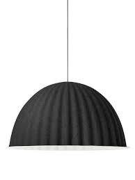 The muuto under the bell pendant is made of recycled pet polymer felt and is shaped in such a way that both light and sound are focused on the table and. Muuto Under The Bell Pendant Lamp By Iskos Berlin 2011 Designer Furniture By Smow Com