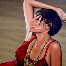 Natalie Imbruglia Painting by Paul Meijering