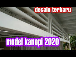 Kanopi besi hollow 4×6 dan 4×4 atap upvc sun panel model minimalis atau flat harga 540.000/m2. Kanopi Rumah Minimalis Motif Terbaru 2020 Youtube