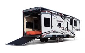 Perfect for first time and seasoned campers alike, a modern residential living space is easy to call your home away from home. Seismic Toy Haulers Rhone S Rv