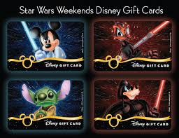 Can disney gift cards that are bought here in the us be used at disneyland. New Disney Gift Cards Available During Star Wars Weekends At Disney S Hollywood Studios Disney Parks Blog