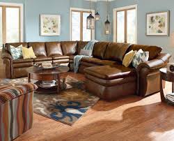 If you have your heart set on adding a sectional to your living room or den, leon's is the place! La Z Boy Devon 5 Piece Power Reclining Sectional With Left Arm Chaise And 2 Recliners Reid S Furniture Reclining Sectional Sofas