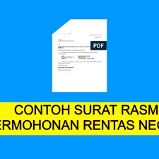 Bagi kakitangan awam, surat pelepasan perjalan akan dikeluarkan oleh setiap kementerian terlibat. Contoh Surat Rasmi Permohonan Rentas Negeri
