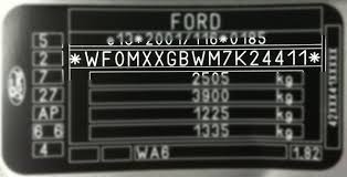 Ford Paint Code Location Where Is My Ford Paint Code Located