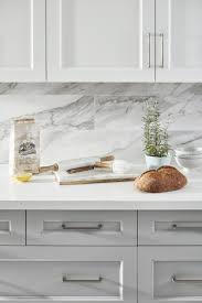 Grey Kitchen Inspiration White And Grey Marble Tile Splashback Figinteriors Ca Kitchen Backsplash Designs Grey Marble Kitchen Kitchen Marble
