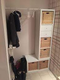 15 ikea kallax hacks you need in your home. Diy Garderobe Ikea Kallax Garderobe Ikea Ikea Kleiderschrank Garderobe Diy