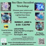 Create a Sea Glass Succulent at Celts Pub