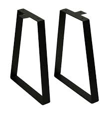 I have these table legs made for a kitchen table but it's too tall and i want them shorter. Symple Stuff Bouie Trapezoid Metal Table Leg Base Reviews Wayfair