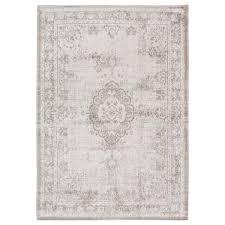 Is this rug black around the medallion ? Louis De Poortere Medallion Rug Grey