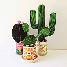 You can still make a cactus with us, and i want to share with you how to do it! Diy Fake Plants Ohoh Deco