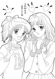 Maybe you would like to learn more about one of these? Bff Coloring Pages Girls Anime Novocom Top