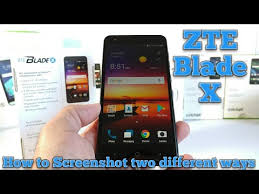 Press and hold power button and volume down button (on some devices with physical keys: Zte Blade X How To Screenshot Two Different Ways Youtube