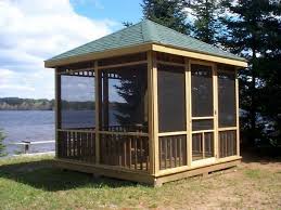 Screen Houses Kadinhayat Org Gazebo Plans Screened Gazebo Modern Gazebo