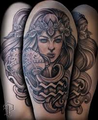 The location of the tattoo is perfect for this type of design. 40 Best Aquarius Tattoo Designs And The Symbolism Behind Them Saved Tattoo