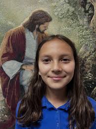 Congratulations to our Student of The Day 9.22.25. She was nominated for  following the Sacred Heart Way by being kind to her classmates and offering  to help her teachers. #faithrespecthonor💙