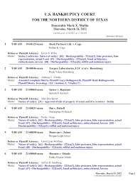 U.S. BANKRUPTCY COURT