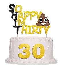 At cakeclicks.com find thousands of cakes categorized into thousands of categories. Buy Palksky So Happy I M Thirty Cake Topper Dirty 30 Birthday Cake Decoration For Men And Women 3pcs Gold And Black Glitter Happy 30th Birthday Party Decoration Funny Birthday Party Decoration Supply
