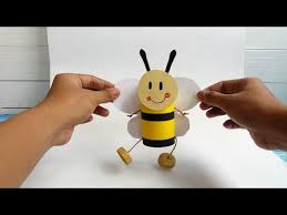 Make Bumble Bee From Toilet Paper Roll Tutorial Membuat Boneka Lebah Dari Roll Tisu Toilet Youtube