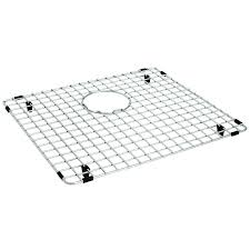 in stainless steel sink grid