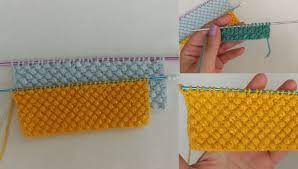 Orgu Nohut Orgu Modeline Benzeyen Ornek Yapilisi Cok Kolay Bir Orgu Modelidir Yelek Ve Sal Gibi Orgulerin Yapilisin Orgu Baby Knitting Patterns Orgu Kasnagi