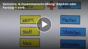Man schreibt zusammen, wenn eine verbindung aus einem adjektivischen teil und einem verbalen teil durch die zusammensetzung eine neue bedeutung bildet. Getrennt Und Zusammenschreibung Die Regeln Auf Einen Blick