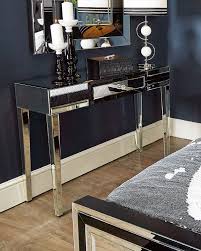 In this video i created a mirrored console tableusing dollar tree mirrors.items needed:three 2x4's30 dollar tree small square mirrorsreflected mirrors. Black Modena Mirrored Console Table