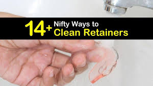 There are several ways you can clean your retainer including: 14 Nifty Ways To Clean Retainers